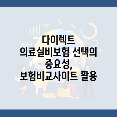 다이렉트 의료실비보험 선택의 중요성, 보험비교사이트 활용