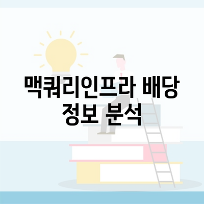 맥쿼리인프라 배당 정보 분석