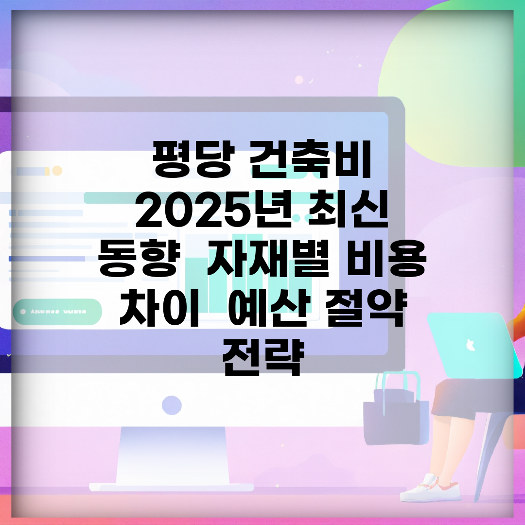 평당 건축비 2025년 최신 동향 | 자재별 비용 차이 | 예산 절약 전략