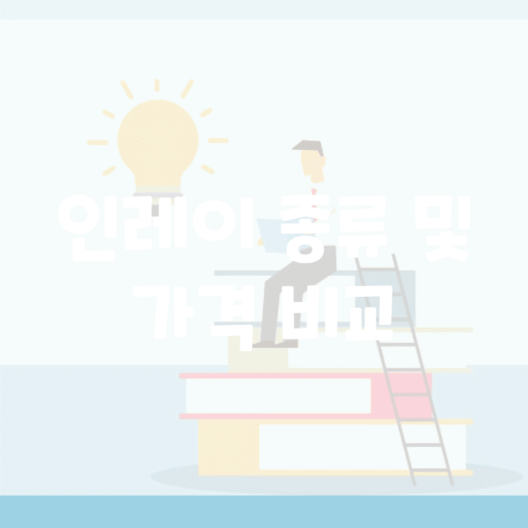 인레이 종류 및 가격 비교