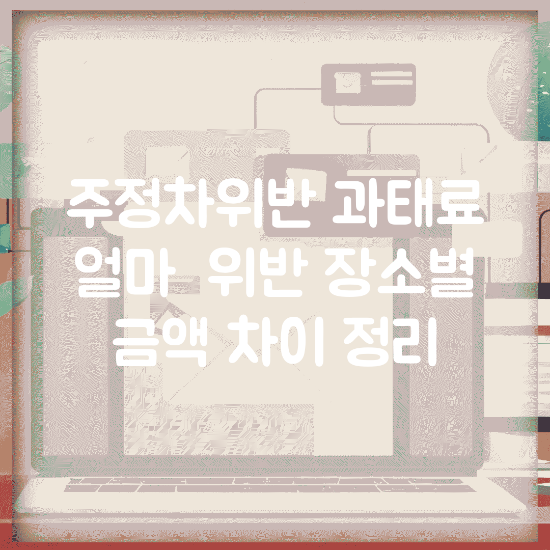주정차위반 과태료 얼마? | 위반 장소별 금액 차이 정리