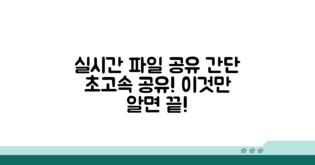 실시간 파일 공유, 이 방법으로