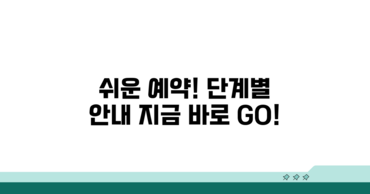 온라인 예약 단계별 안내