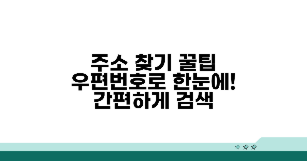 주소 찾기, 우편번호로 한눈에