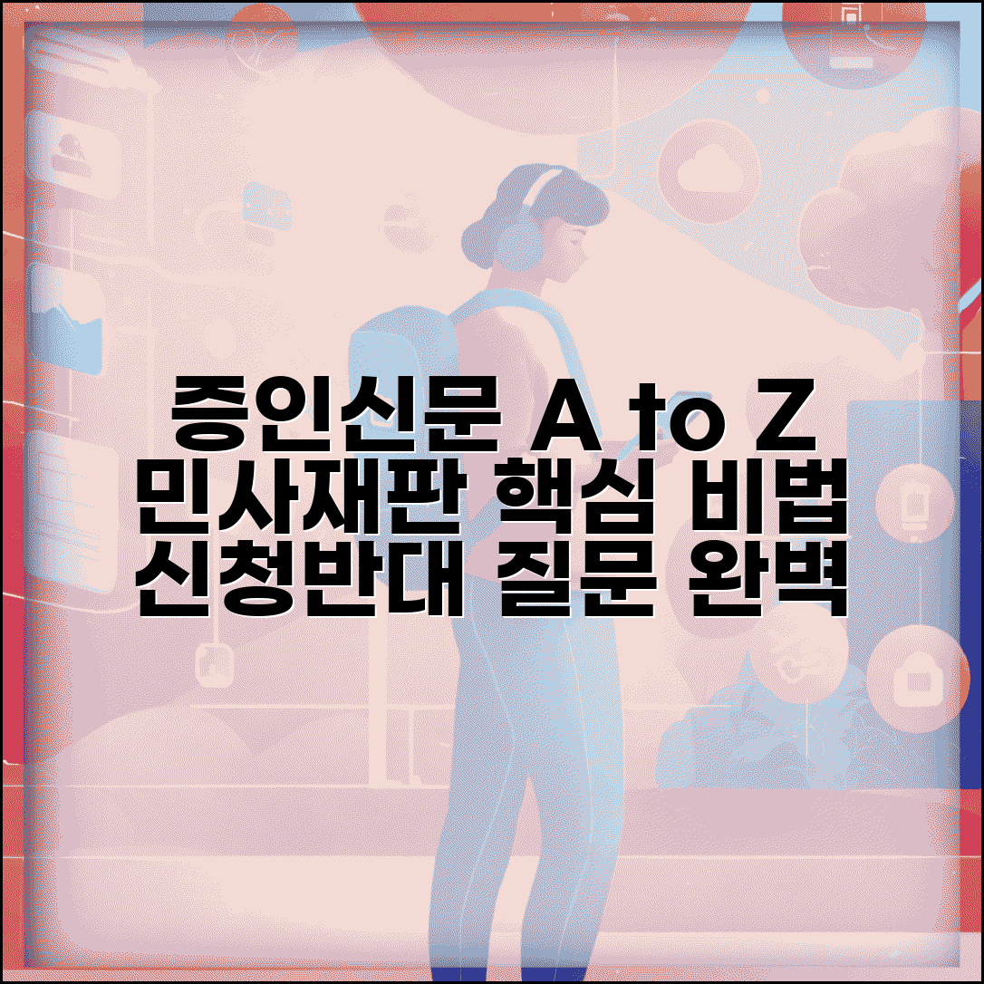 증인신문 신청 요령 | 민사재판 증인 신청과 반대신문 준비