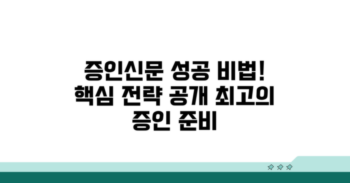 증인신문 준비, 성공 전략 팁