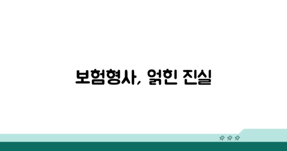보험 처리와 형사 절차 연계
