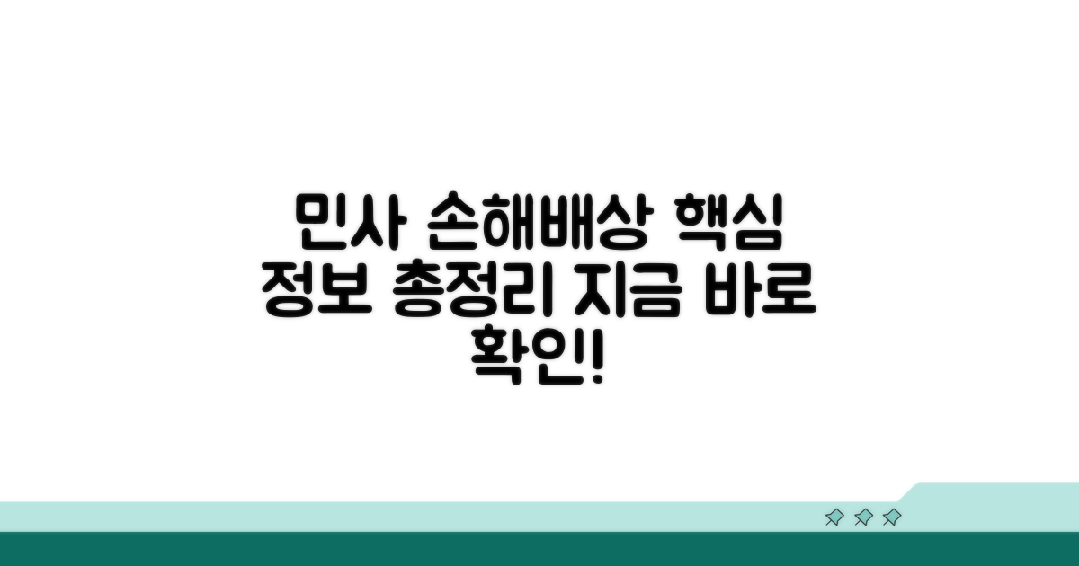 민사상 손해배상 청구 방법