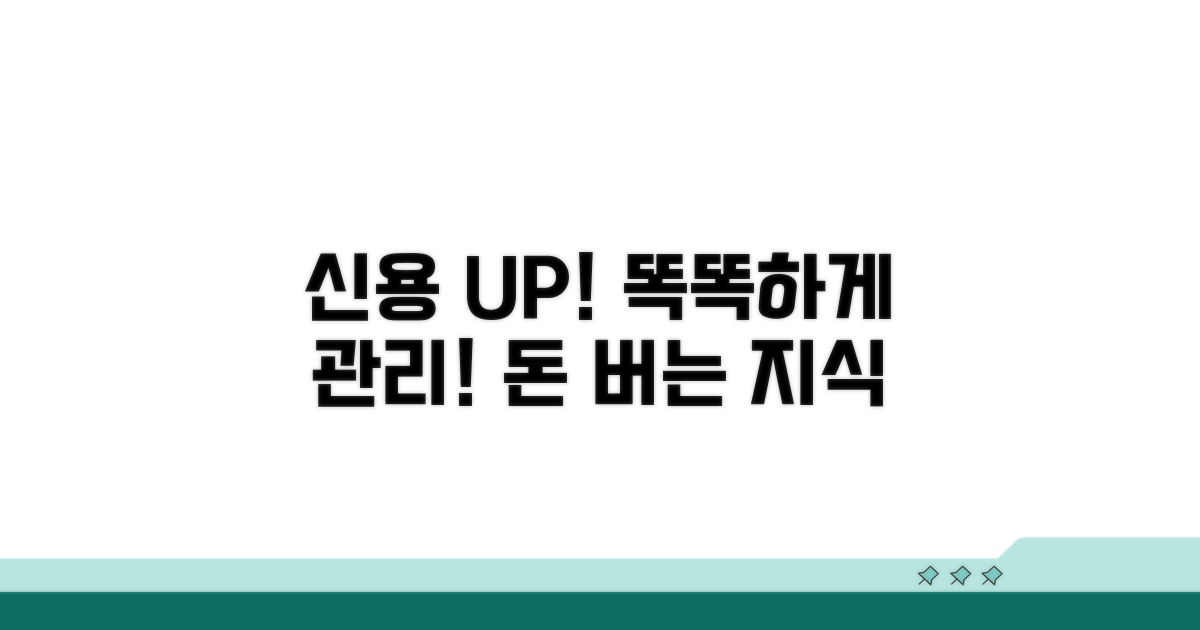 신용 지식 쌓고 현명하게 관리하기