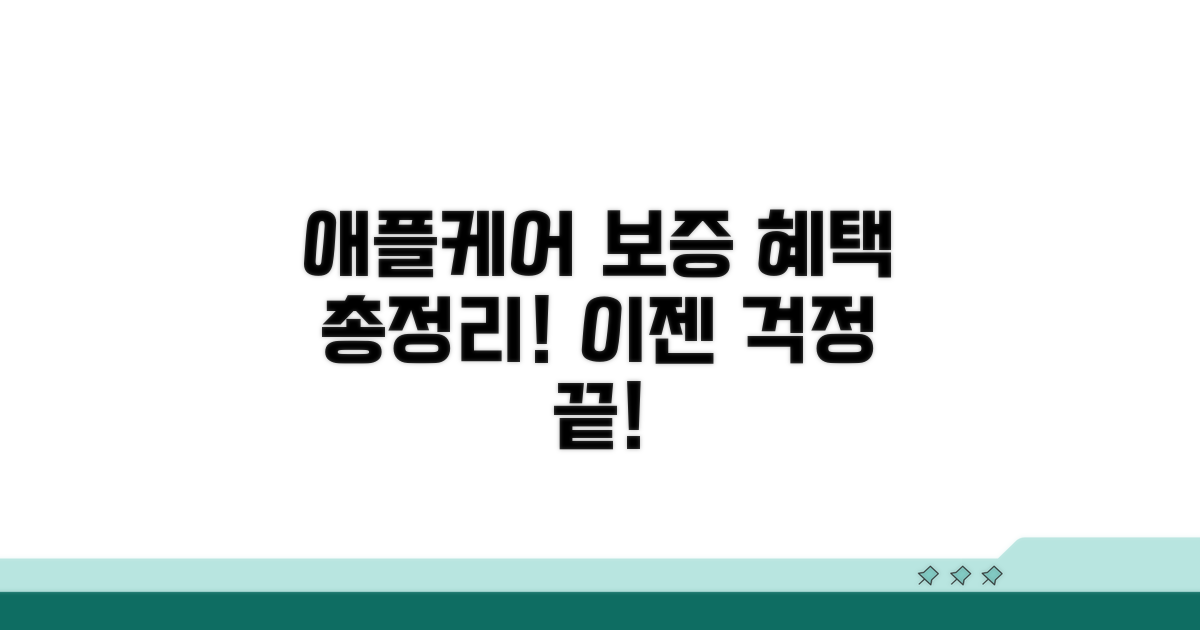 애플케어 보증 범위와 혜택