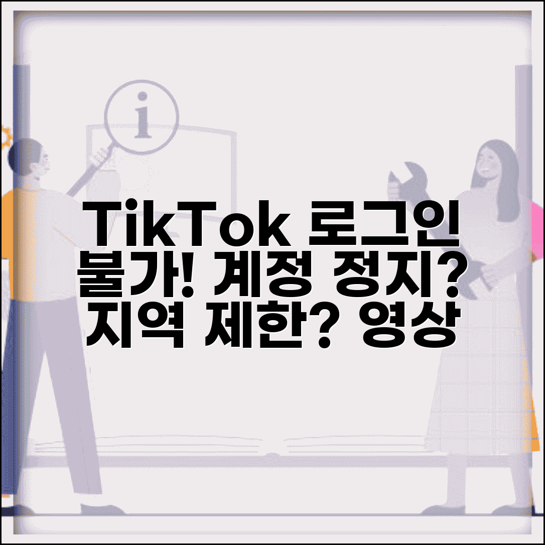 틱톡 로그인 불가 숏폼 | TikTok 계정 정지나 지역 제한으로 동영상 서비스 이용 불가
