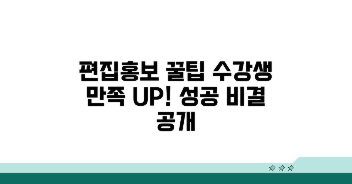 수강생 만족도 높이는 편집 및 홍보 꿀팁