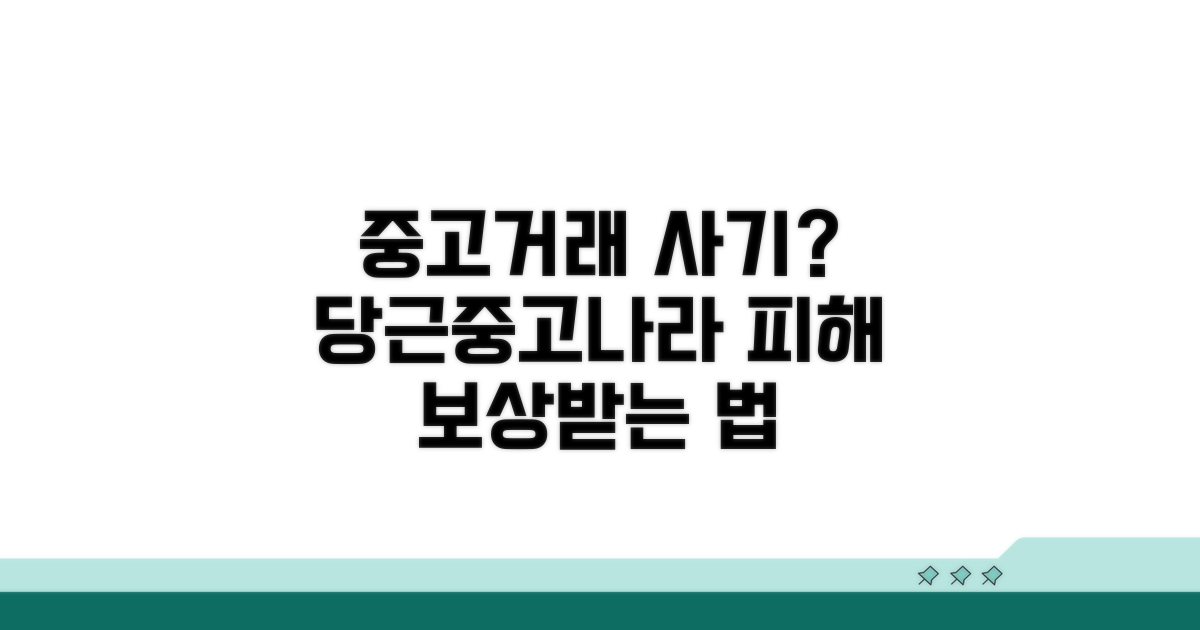 당근마켓/중고나라 피해 구제
