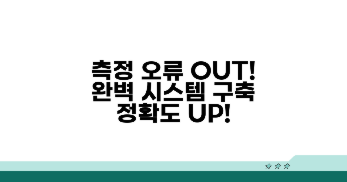 측정 오류 방지 시스템 구축
