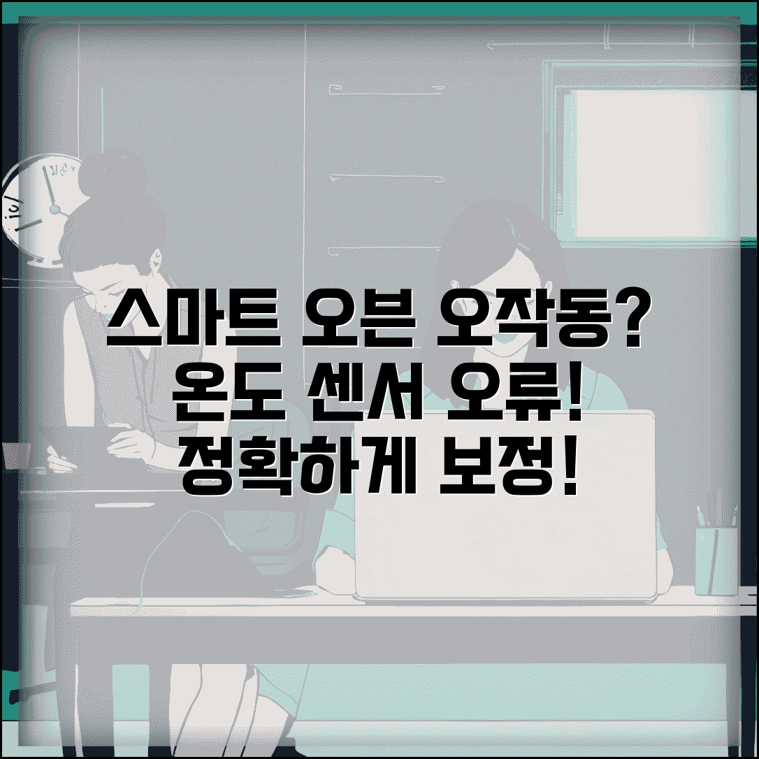 스마트 오븐 온도 부정확 오류 | 스마트 레인지 온도 센서 보정