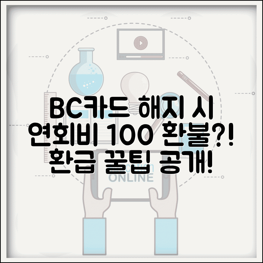 비씨카드 해지 연회비 계산법 | BC카드 해지 시 연회비 처리 방식