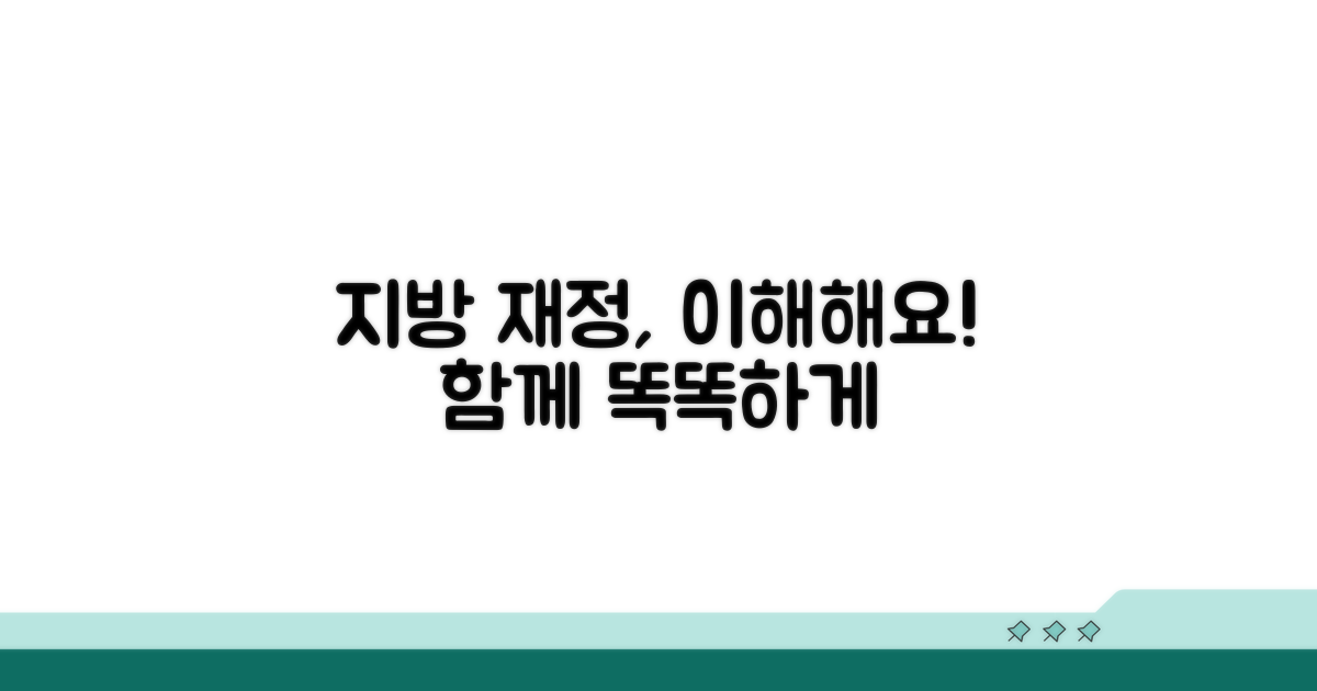 지방 재정 이해, 함께해요