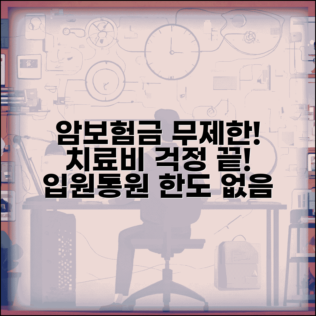 암 진단 후 보험금 무제한 지급 완벽정리 | 암 치료 입원 통원 한도 없음