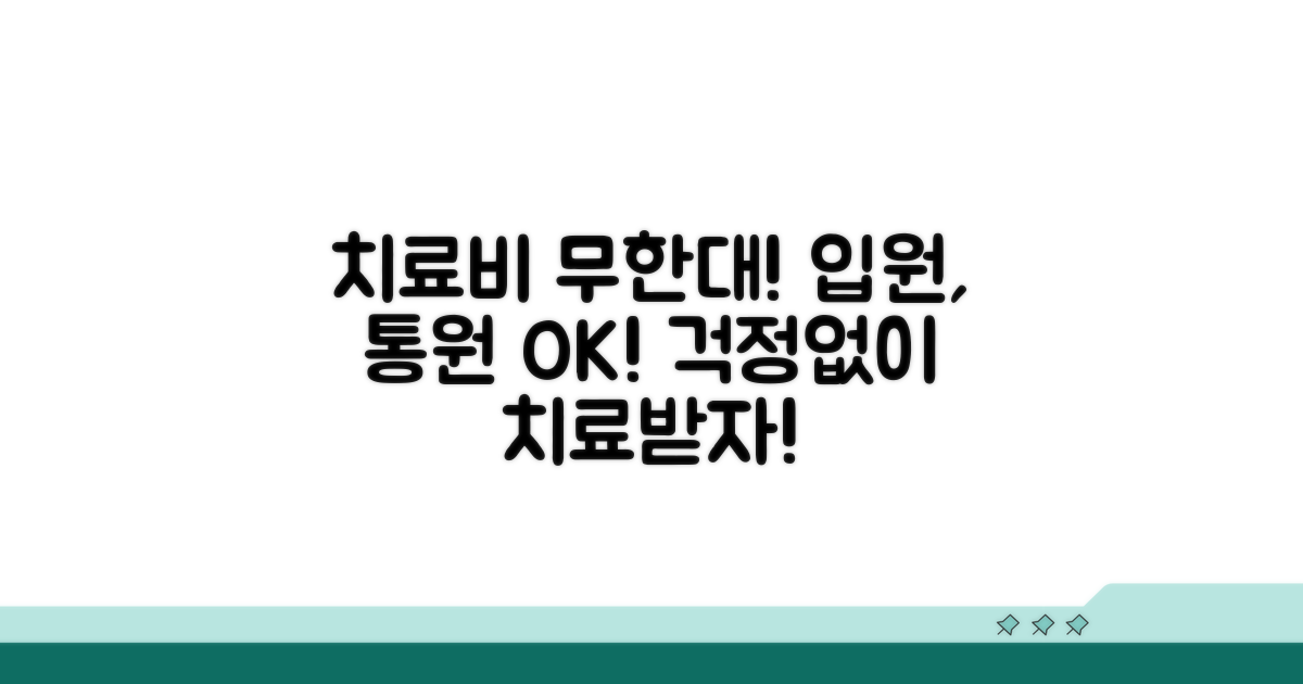 입원·통원 치료비 한도 없이 받는 법