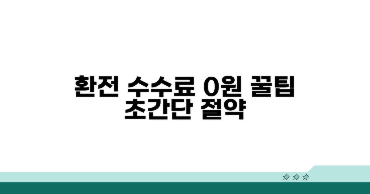 환전 수수료 아끼는 꿀팁
