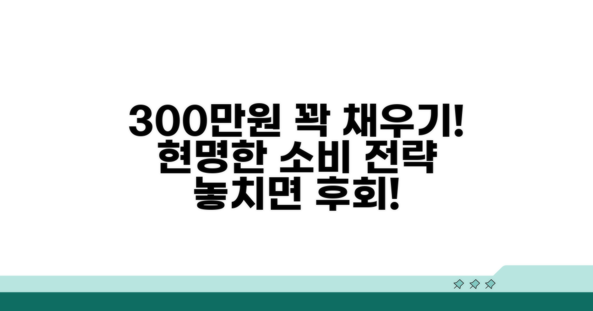 300만원 한도, 꼼꼼하게 채우는 법