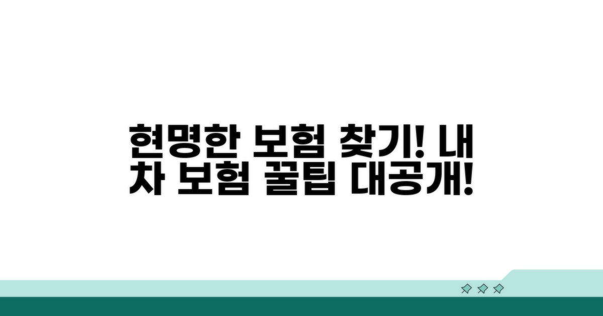 나에게 맞는 자동차 보험 선택법