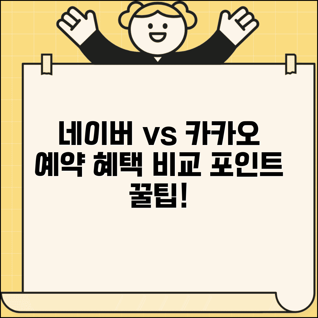 네이버 예약 vs 카카오 예약 적립 혜택 | 예약 플랫폼 등급 포인트 차이