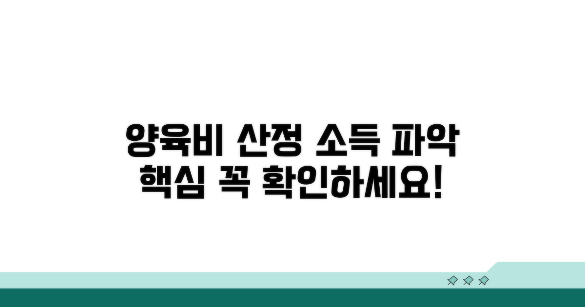 양육비 산정, 소득 파악 핵심은?
