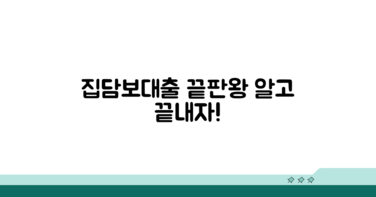 집담보대출, 이것만 알면 끝!