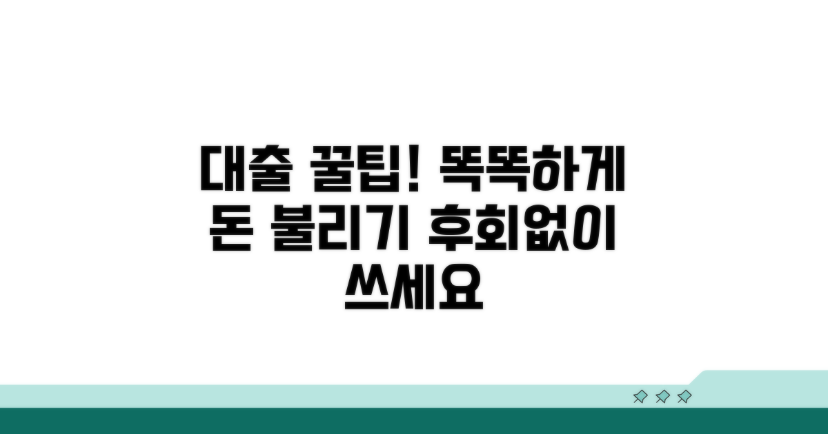현명한 대출 활용 꿀팁 모음