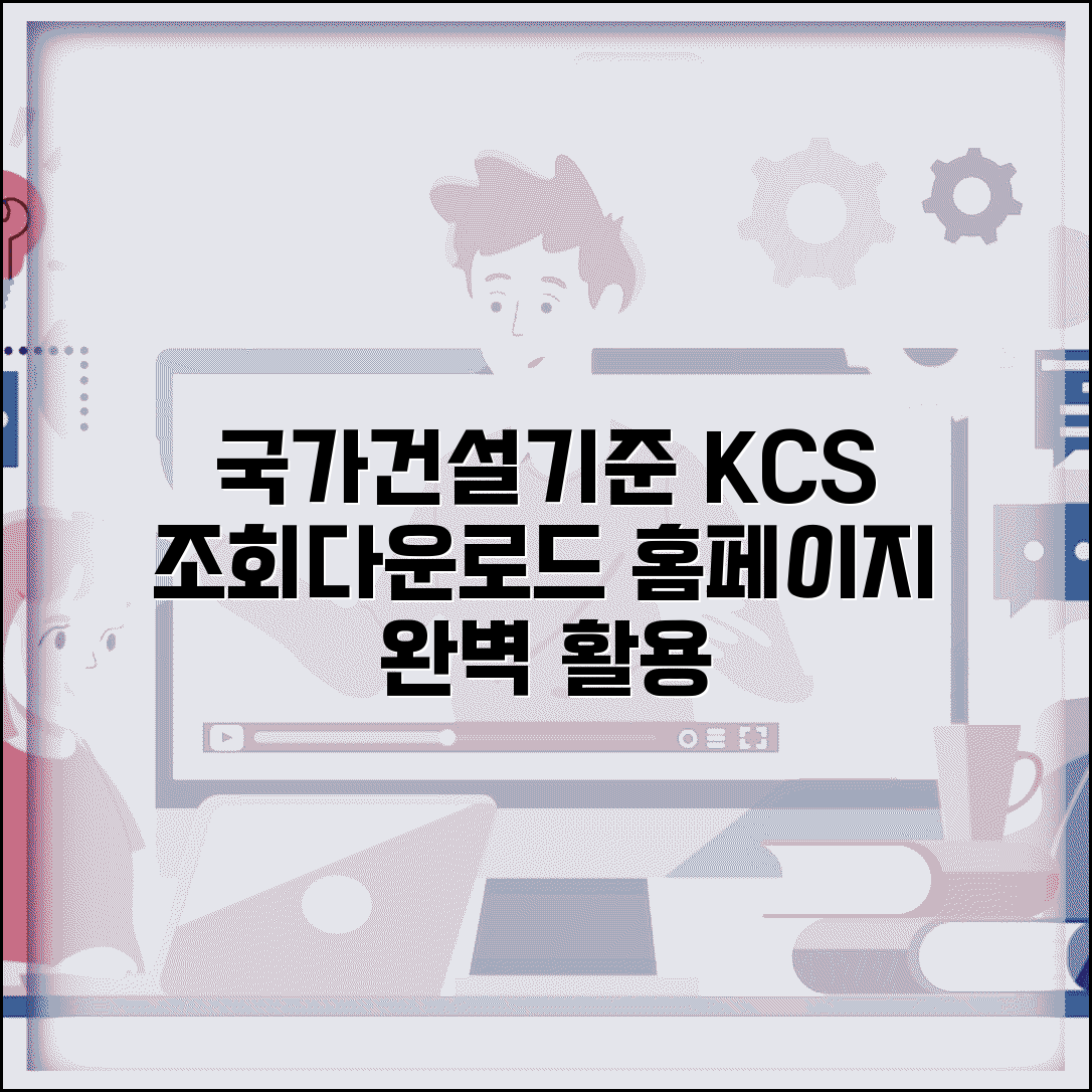 국가건설기준센터 홈페이지 이용 | 건설기준 KCS 조회와 다운로드
