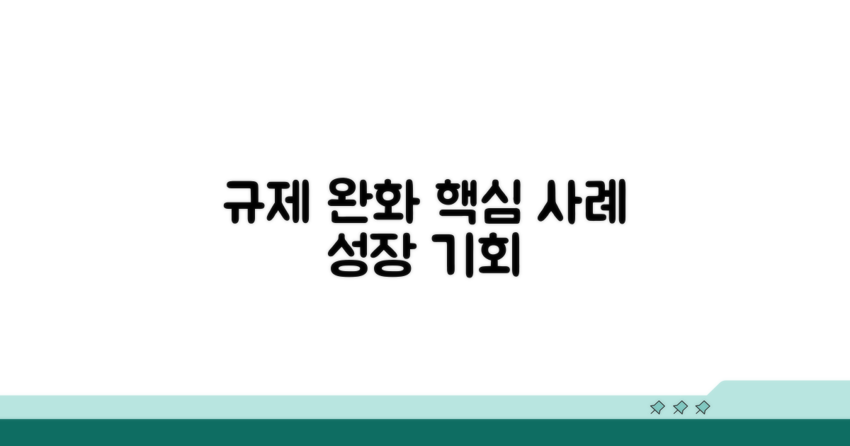 주요 규제 완화 사례 살펴보기