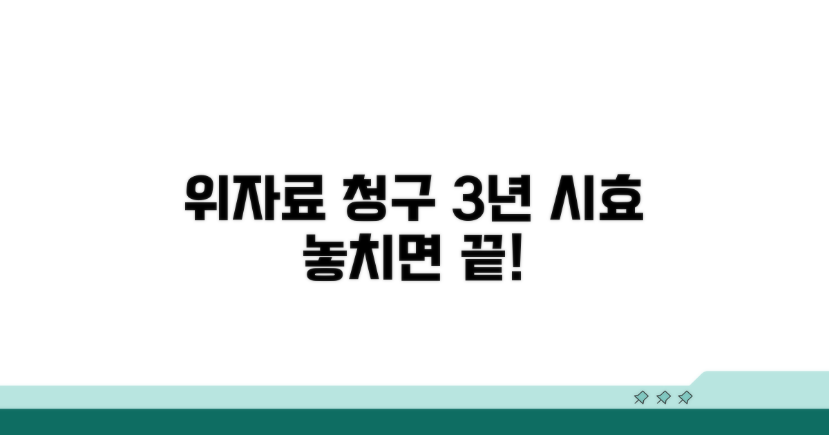 위자료 청구, 3년 시효 파악하기