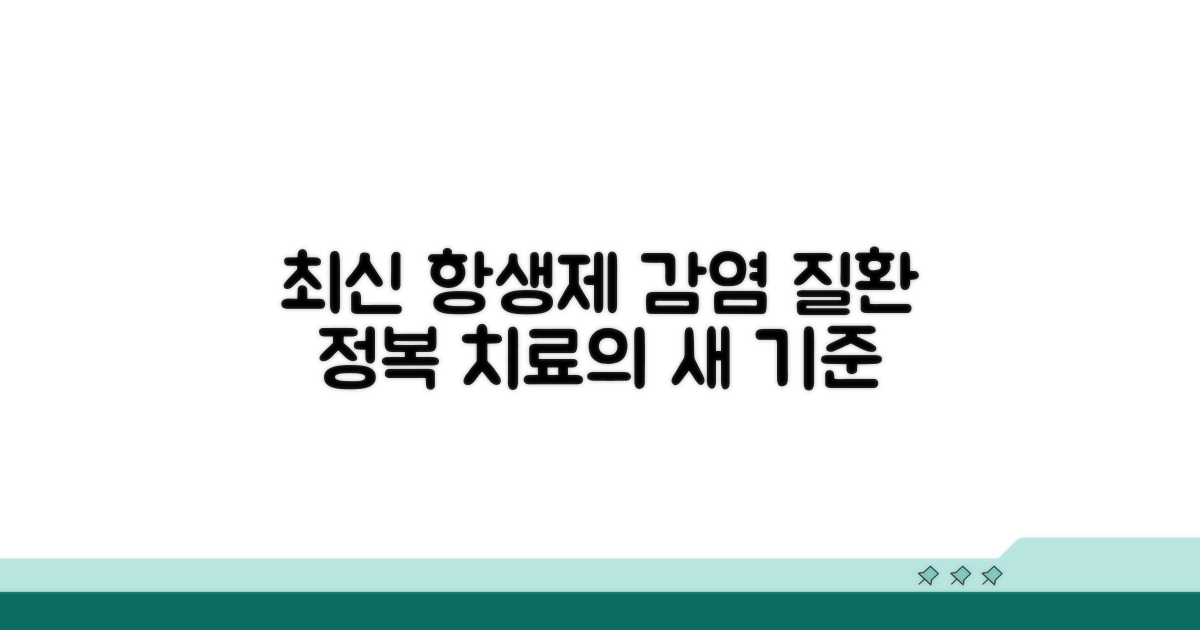 감염질환 치료, 최신 항생제 요법