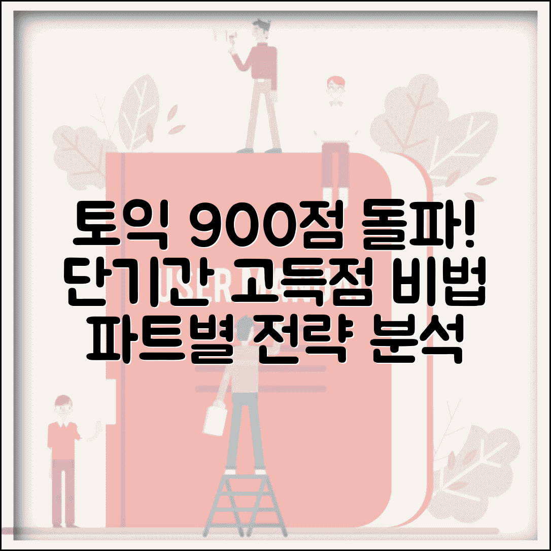 토익시험 단기간 고득점 전략 | 파트별 접근법 | 900점 돌파 학습 플랜 완벽 분석