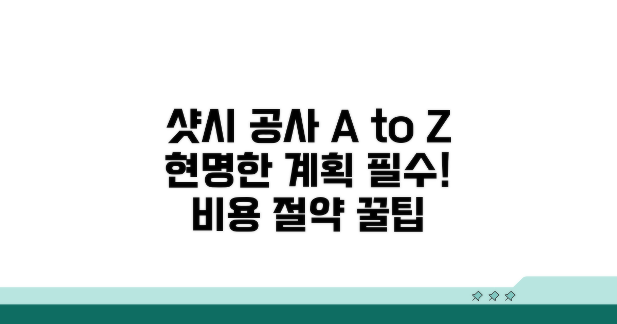 현명한 샷시 공사 계획 세우기