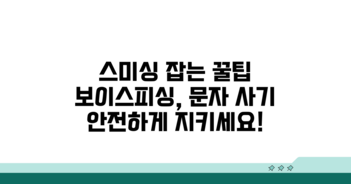 스미싱 피해 예방 꿀팁 모음