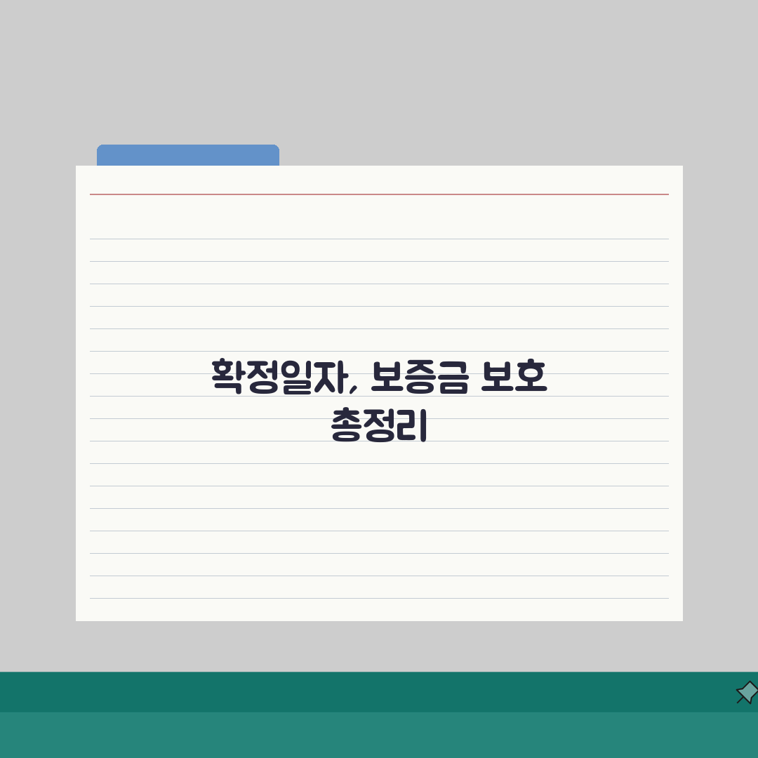 전세 확정일자 | 보증금 보호받는 필수 체크리스트 체험기, 빼먹으면 후회해요